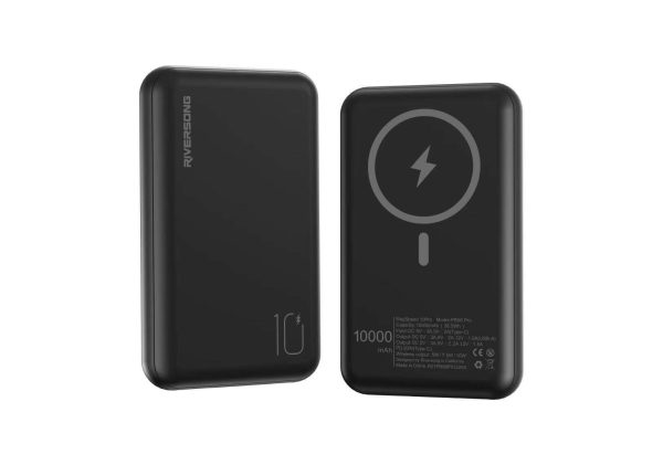پاور بانک ۱۰۰۰۰ میلی‌آمپر ساعت Riversong مدل MagSpeed 10 Pro PB15