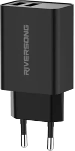 شارژر دیواری Riversong مدل SafeKub D2 AD29-EU به همراه کابل Lightning